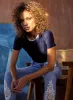 Embroidered Slim Leg Jeans sold by Melanie Lyne
