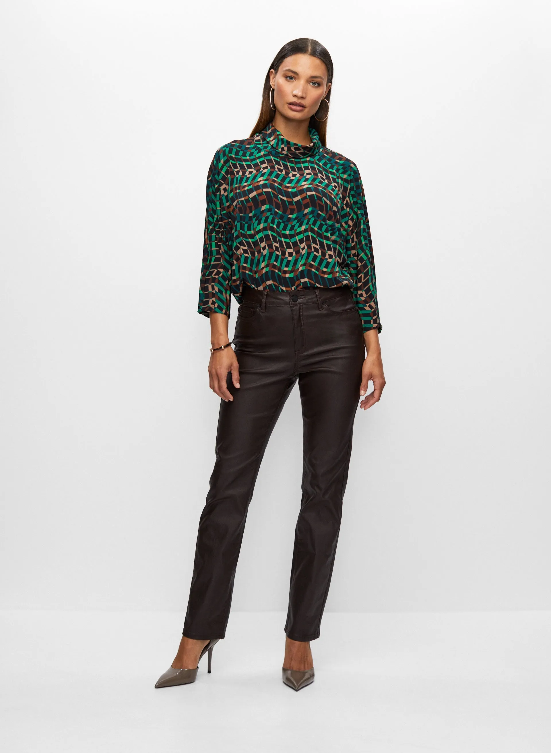 Joseph Ribkoff - Abstract Print Top sold by Melanie Lyne product image thumbnail 4