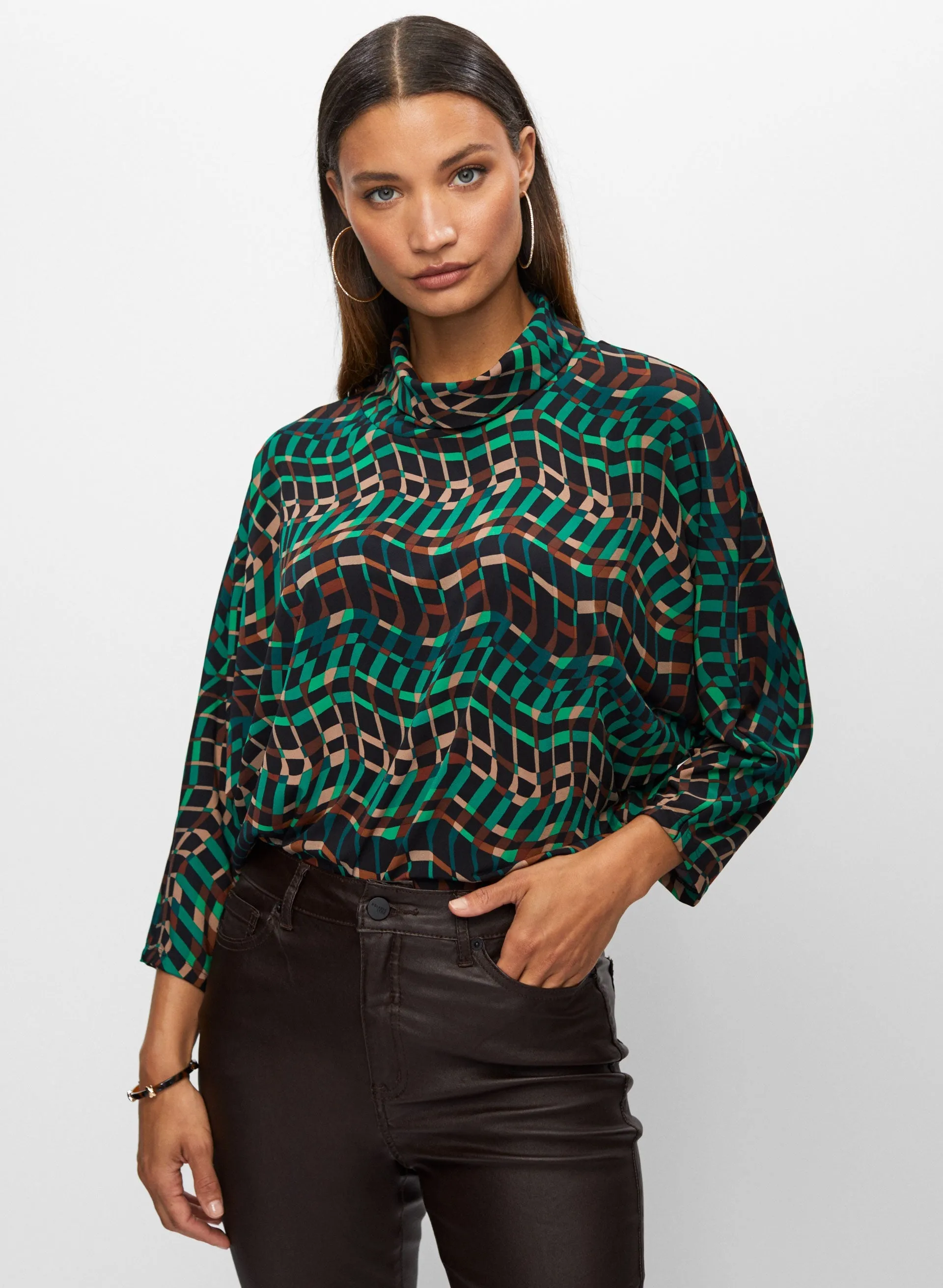 Joseph Ribkoff - Abstract Print Top sold by Melanie Lyne