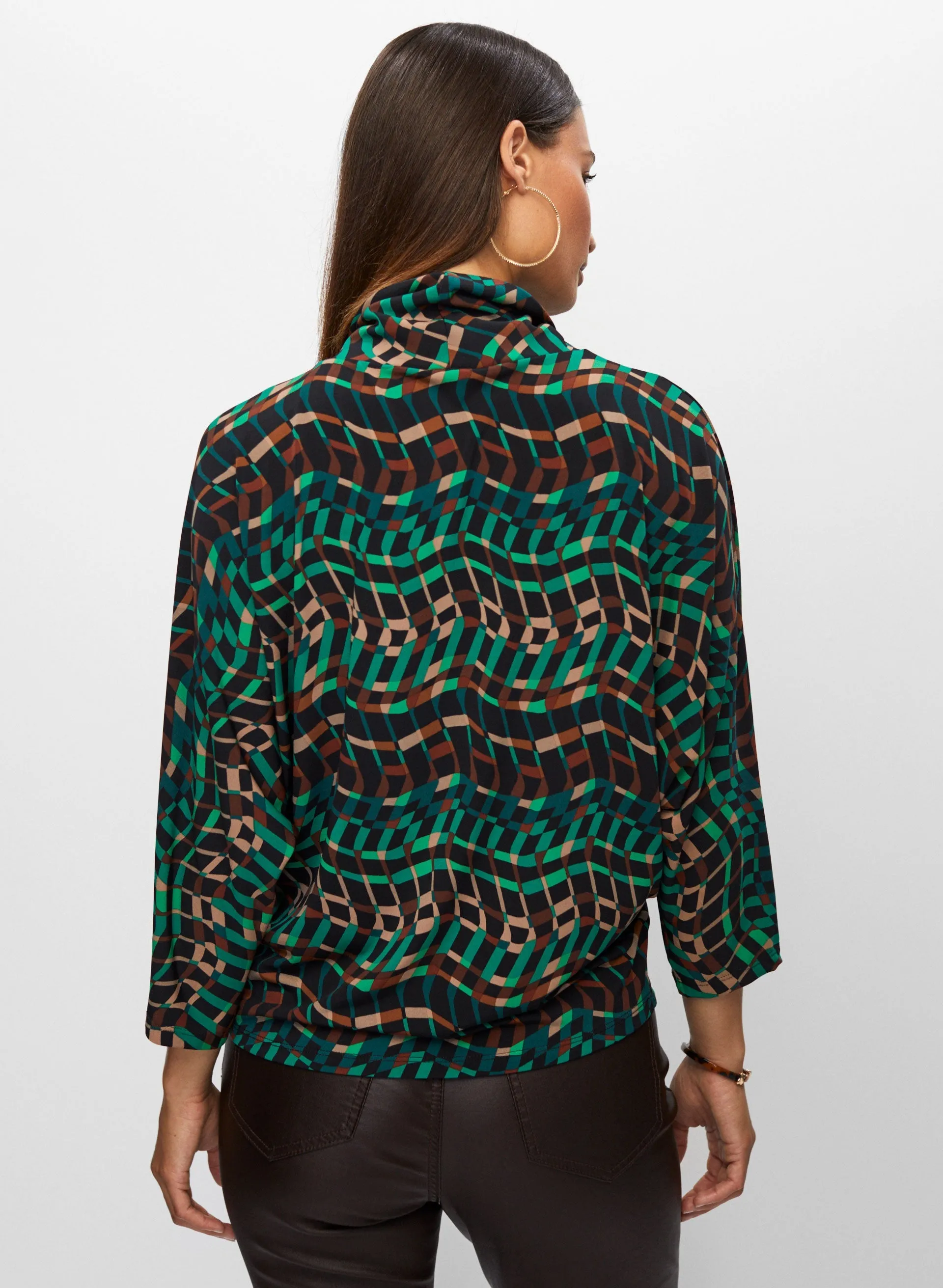 Joseph Ribkoff - Abstract Print Top sold by Melanie Lyne product image thumbnail 2