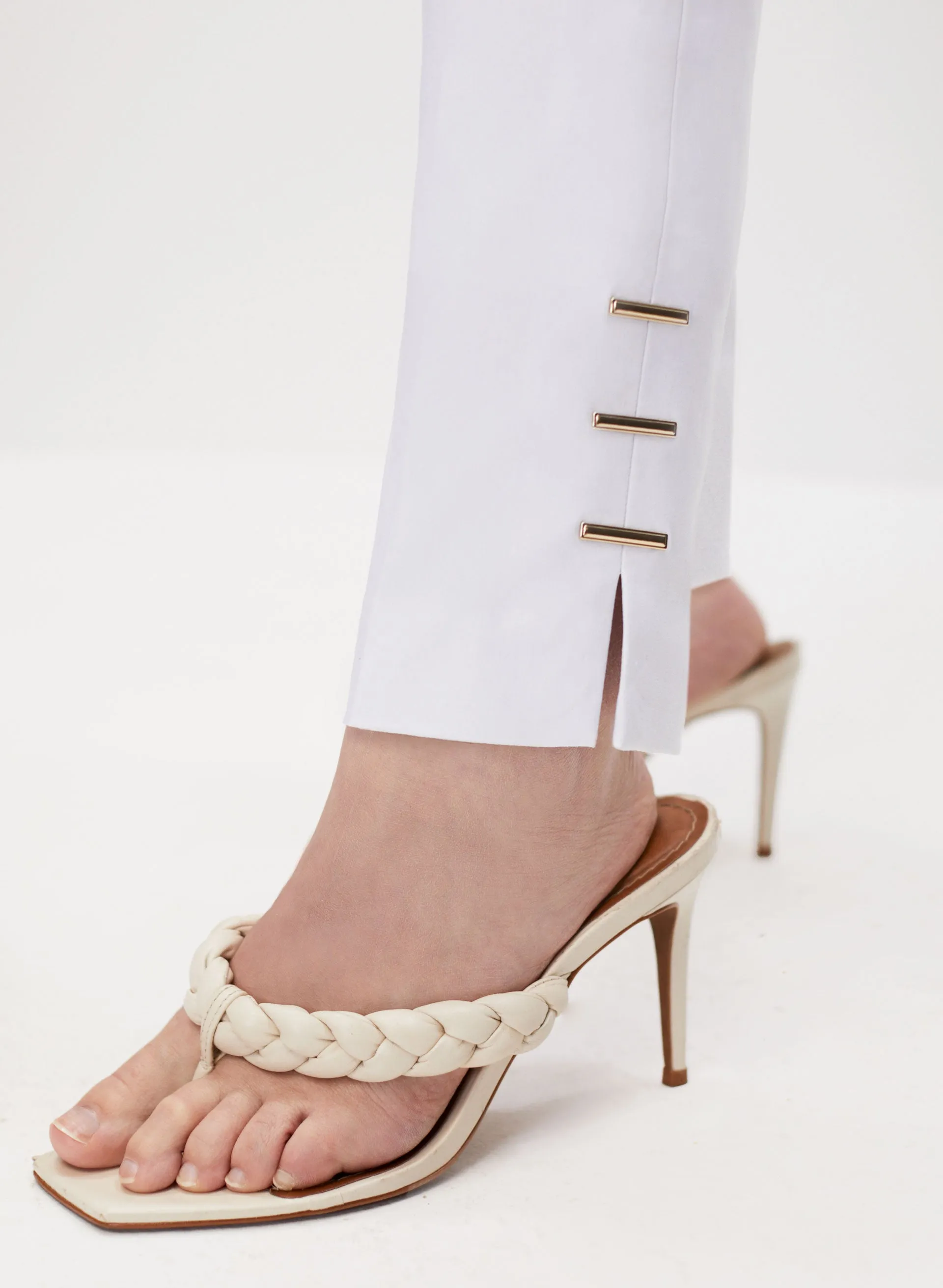 Slit Detail Pull-On Pants sold by Melanie Lyne product image thumbnail 3