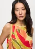 Sleeveless Abstract Leaf Print Blouse sold by Melanie Lyne
