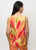 Sleeveless Abstract Leaf Print Blouse sold by Melanie Lyne