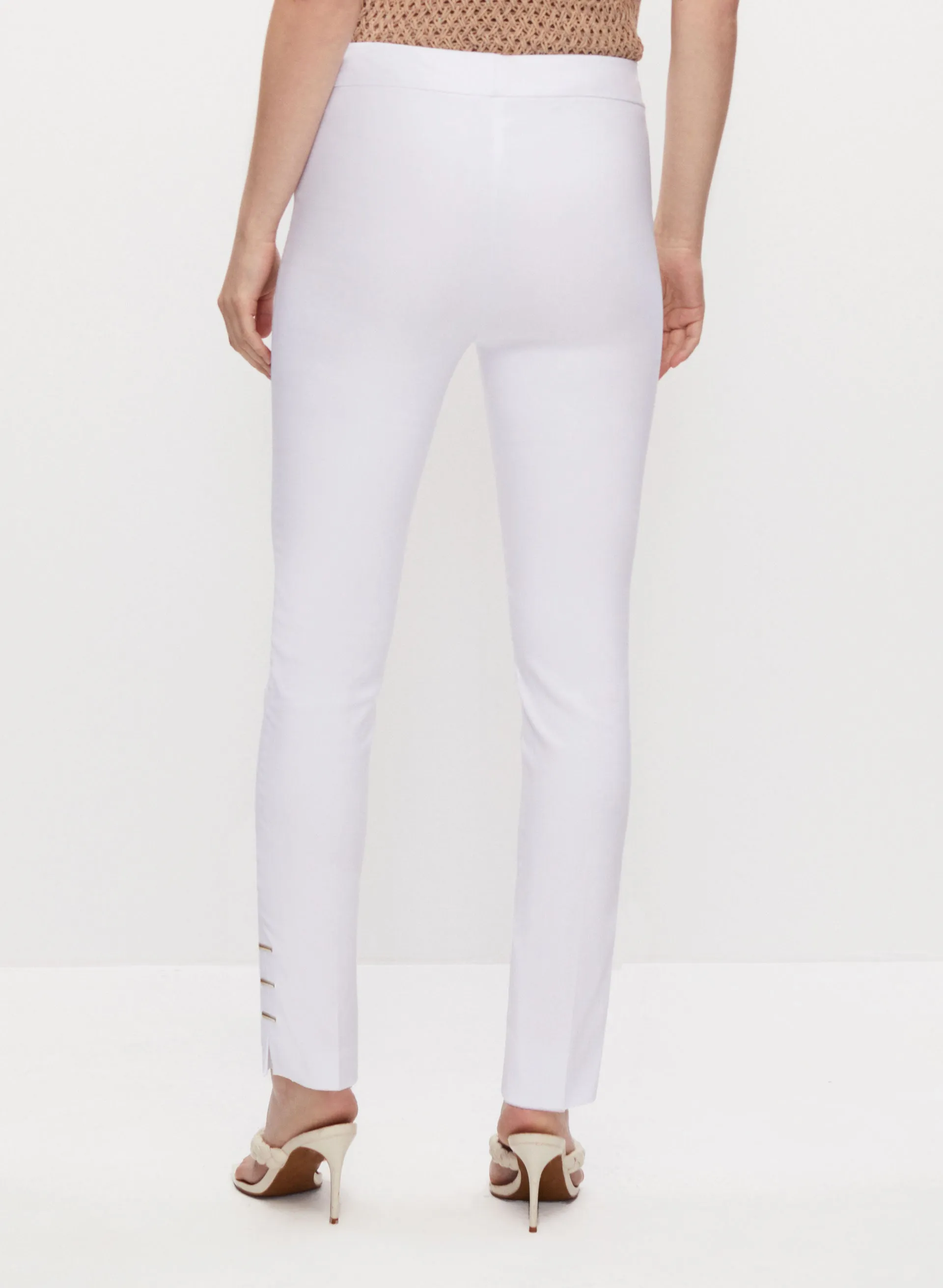 Slit Detail Pull-On Pants sold by Melanie Lyne product image thumbnail 4