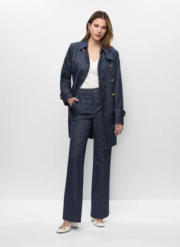 Denim Trench, Sleeveless V-Neck & Denim Pants sold by Melanie Lyne