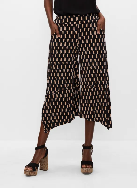 Geometric Print Gaucho Pants sold by Melanie Lyne