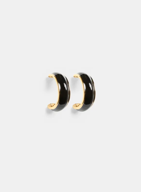 Resin Open Hoop Earrings sold by Melanie Lyne