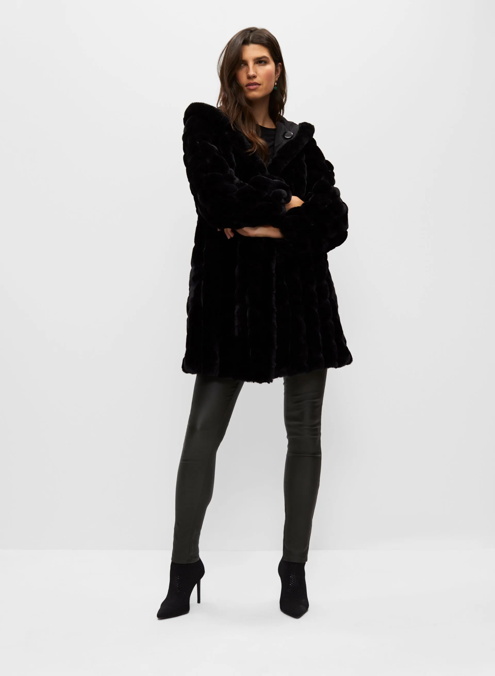 Reversible Faux Fur Coat sold by Melanie Lyne