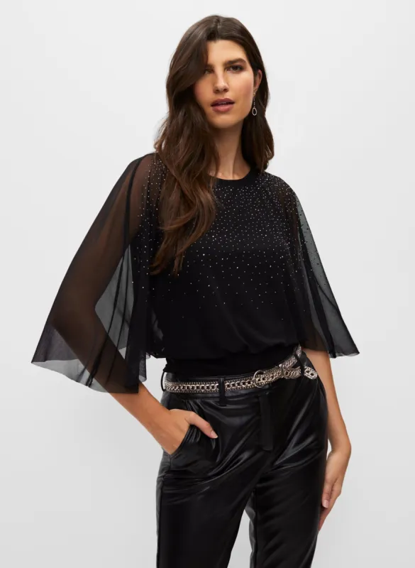 Glitter Mesh Top sold by Melanie Lyne