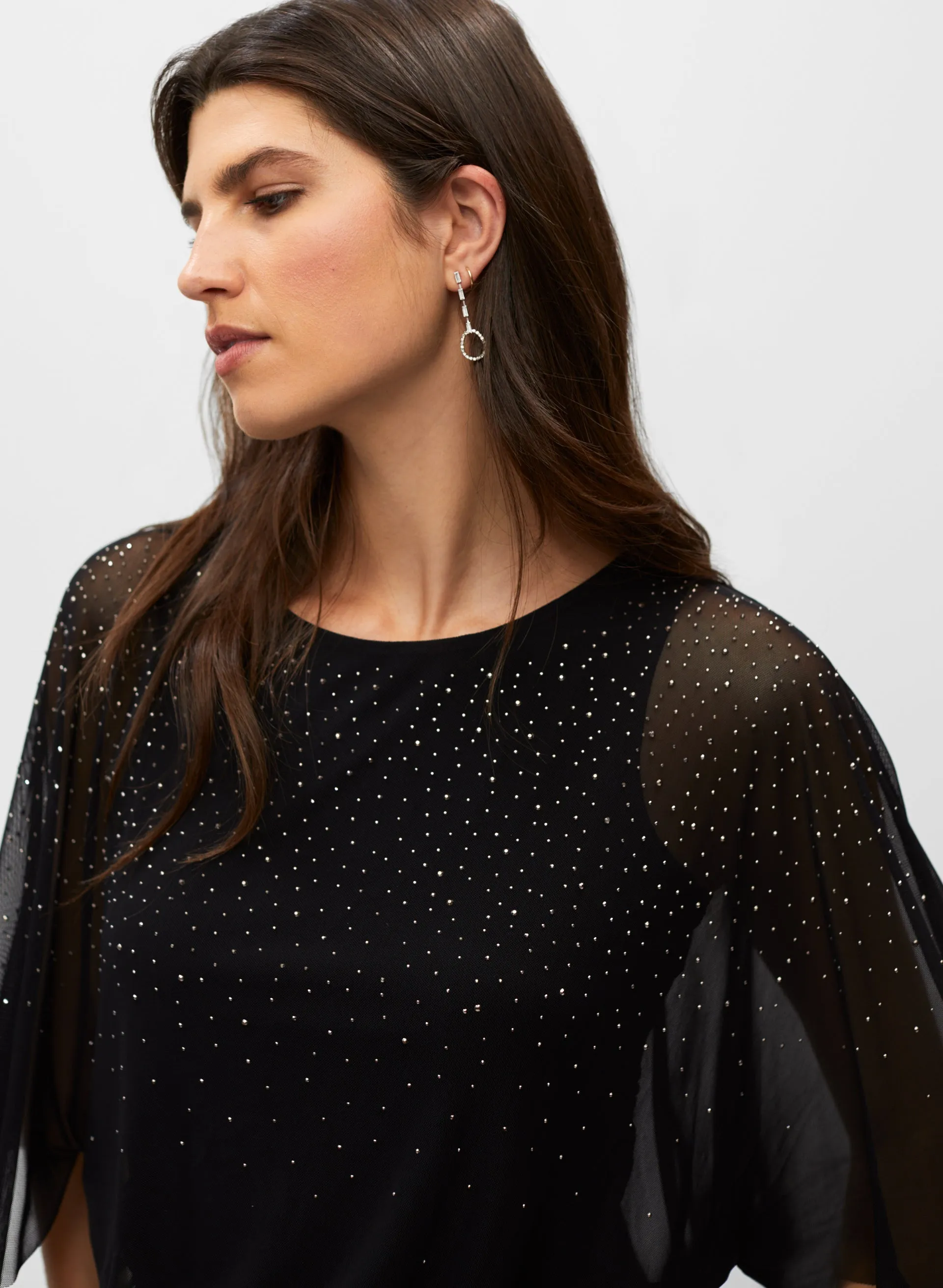 Glitter Mesh Top sold by Melanie Lyne product image thumbnail 2