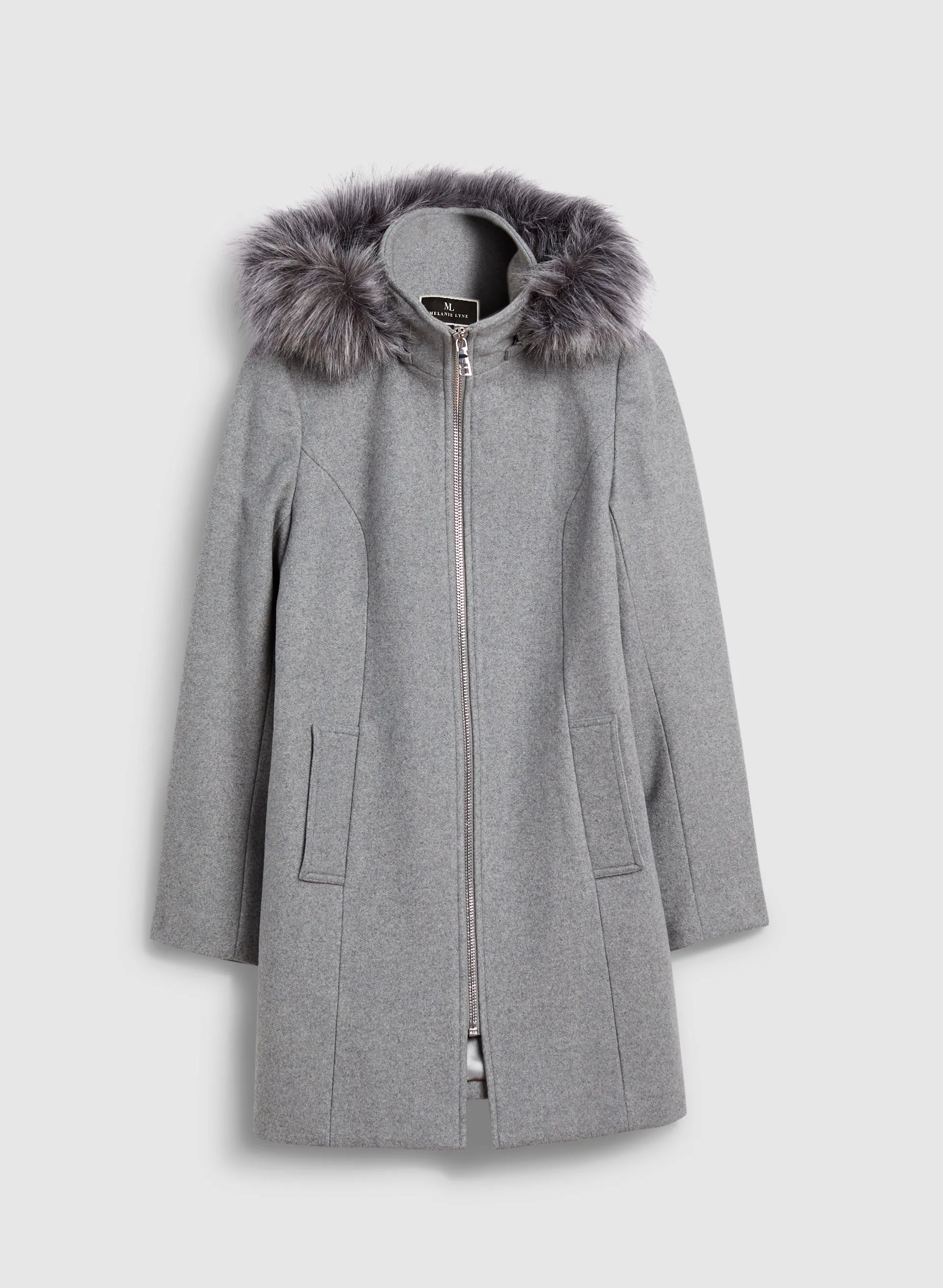 Hooded Wool Blend Coat sold by Melanie Lyne product image thumbnail 5