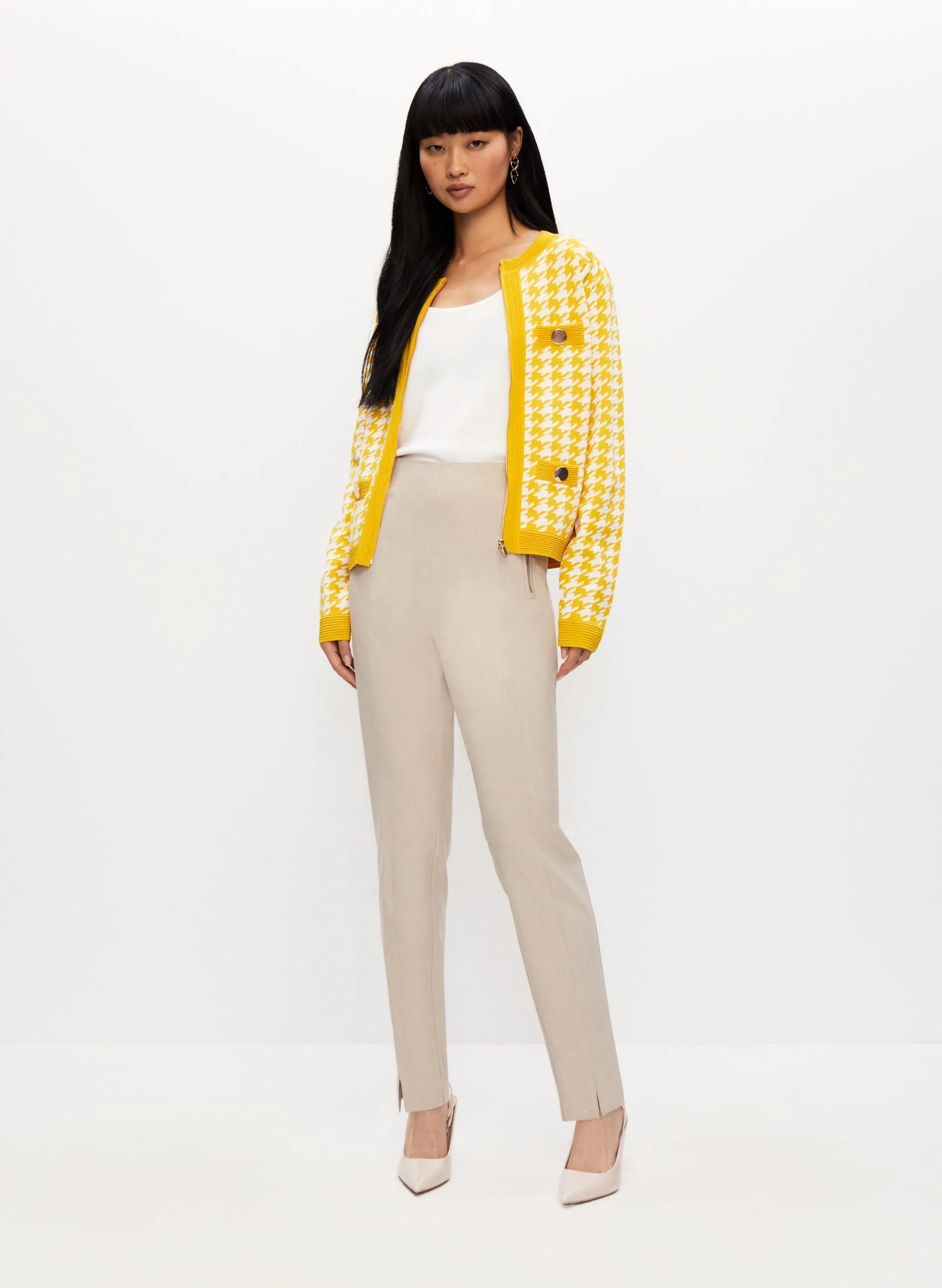 Herringbone Print Cardigan sold by Melanie Lyne product image thumbnail 3