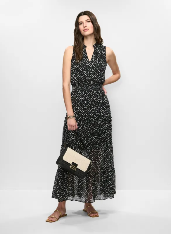 Long Polka Dot Chiffon Dress sold by Melanie Lyne