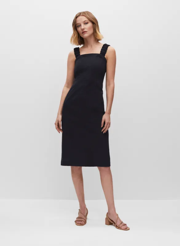 Ruched Strap Midi Dress sold by Melanie Lyne