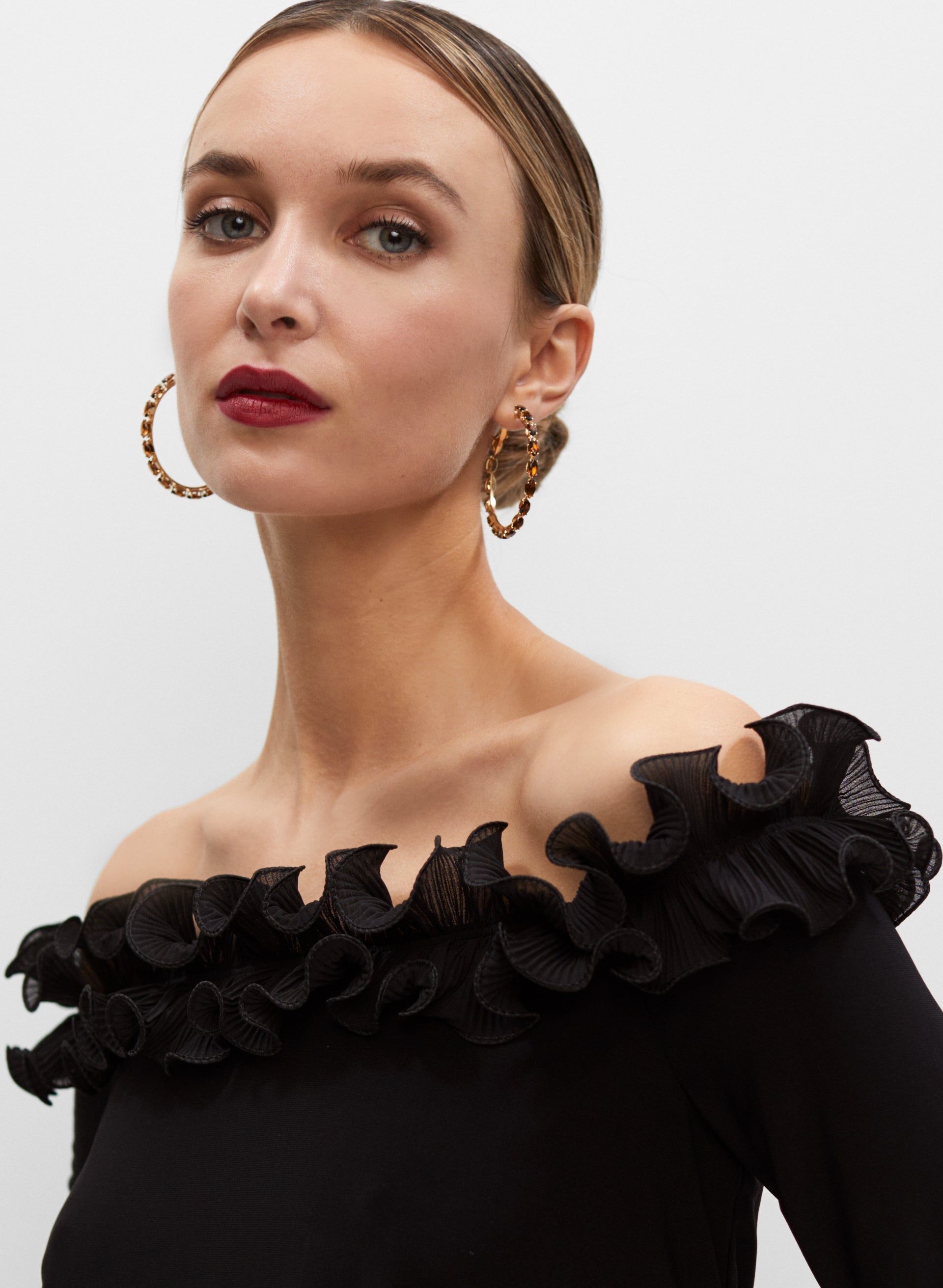 Adrianna Papell - Off-the-Shoulder Jumpsuit sold by Melanie Lyne product image thumbnail 3