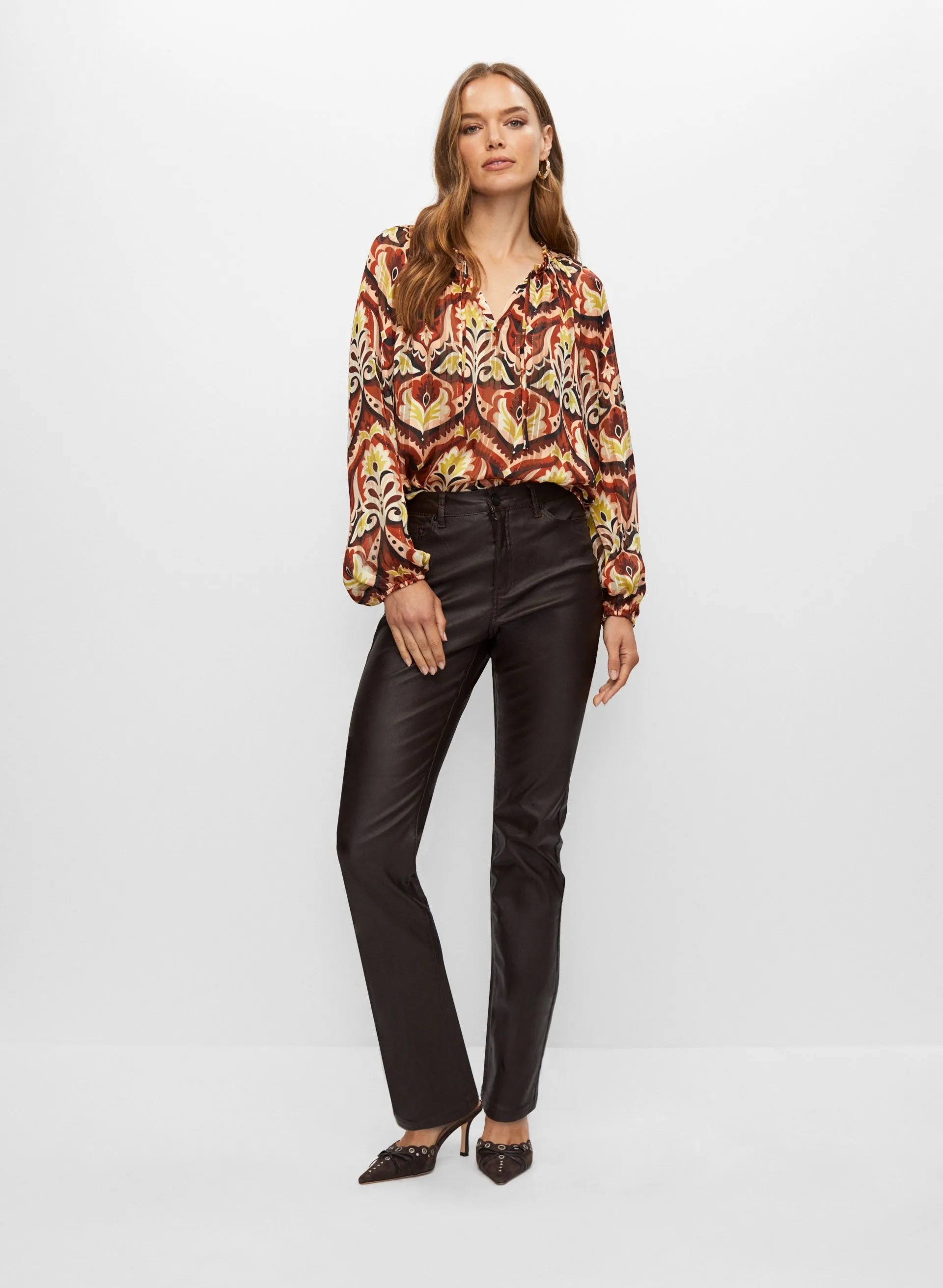 Paisley Print Blouse sold by Melanie Lyne product image thumbnail 3