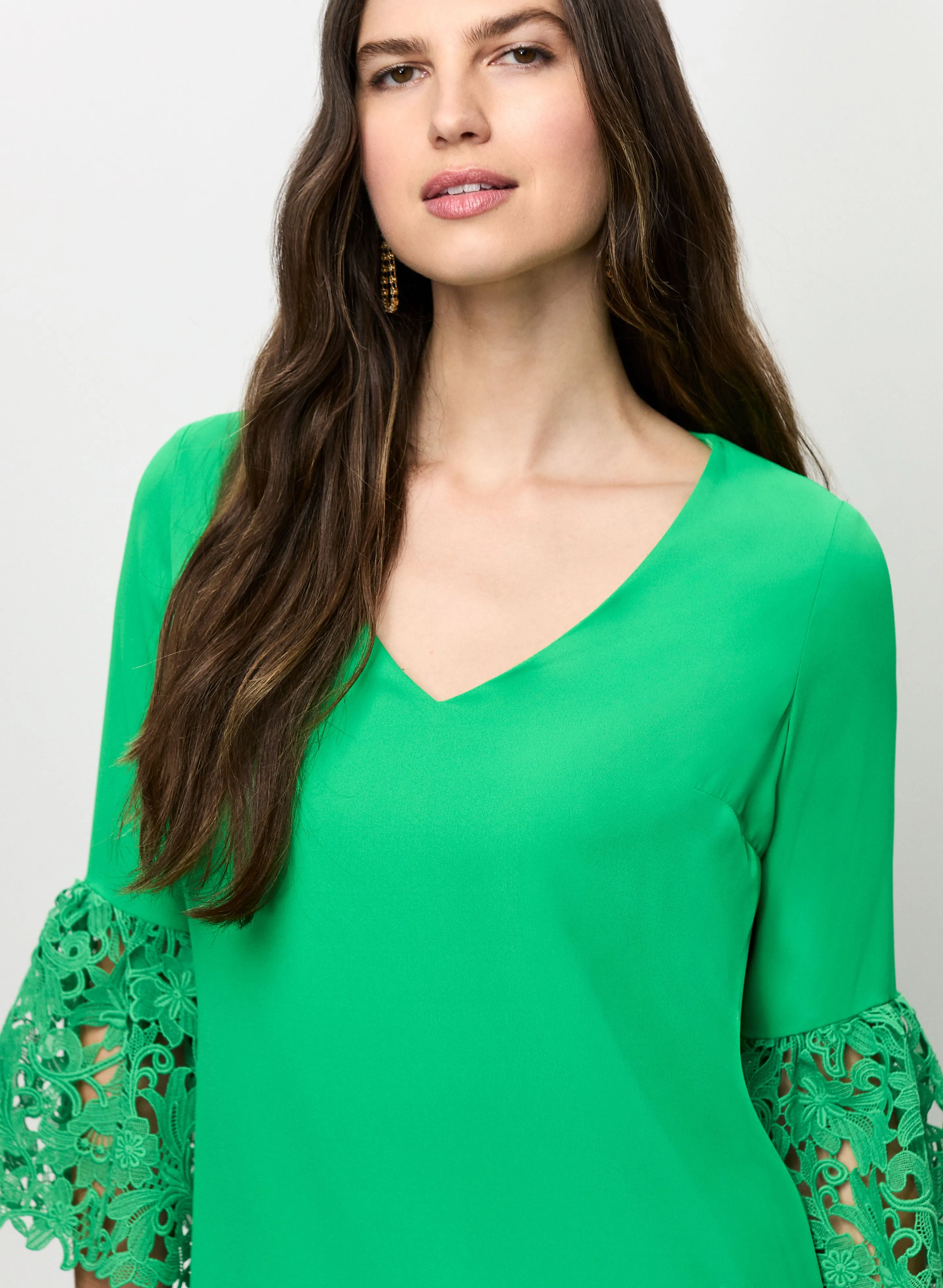Joseph Ribkoff - Lace Bell Sleeve Dress sold by Melanie Lyne product image thumbnail 5