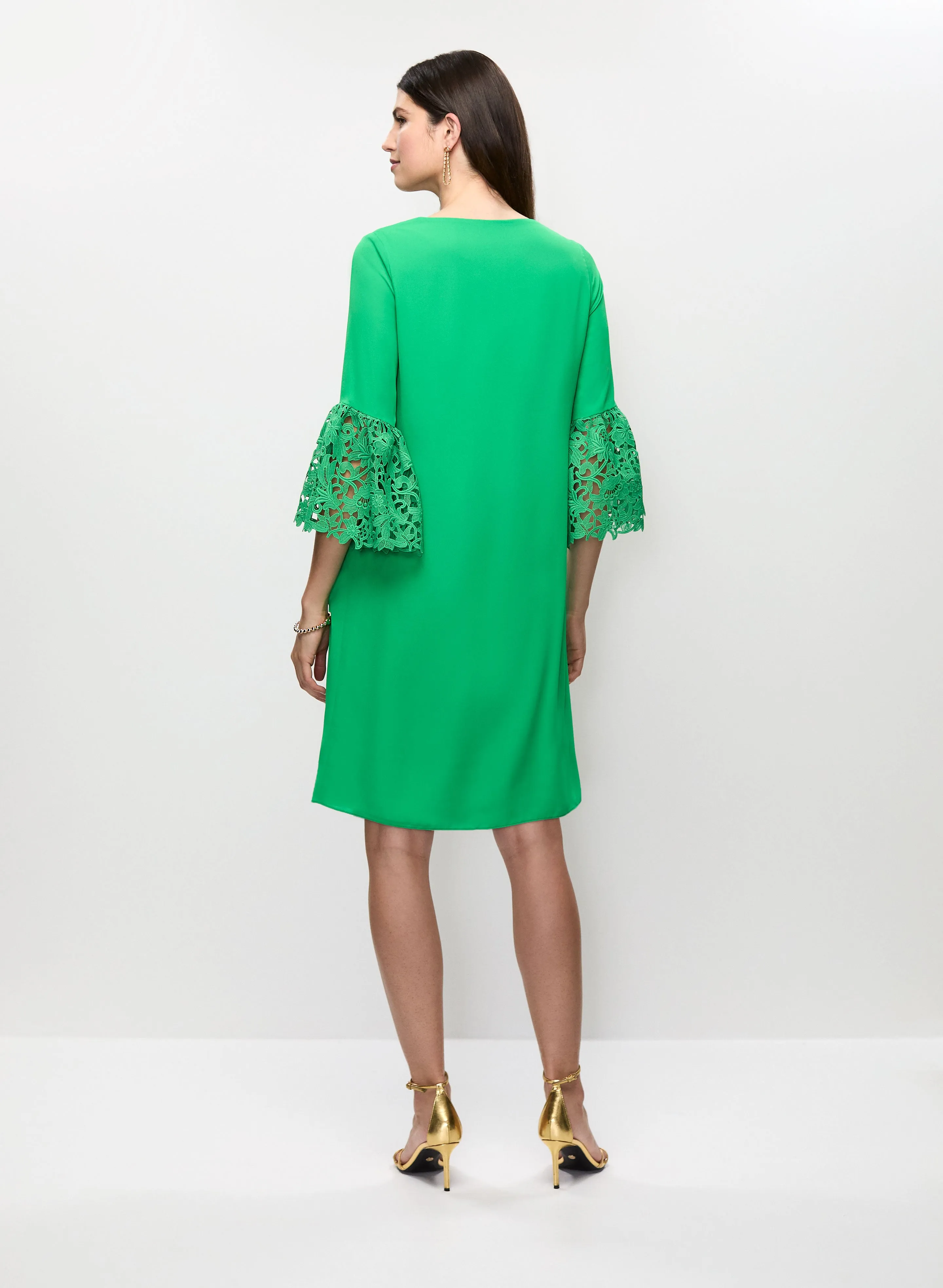 Joseph Ribkoff - Lace Bell Sleeve Dress sold by Melanie Lyne product image thumbnail 4