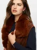 Sleeveless Faux Fur Poncho sold by Melanie Lyne