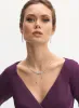 Cubic Zirconia Twist Front Necklace sold by Melanie Lyne