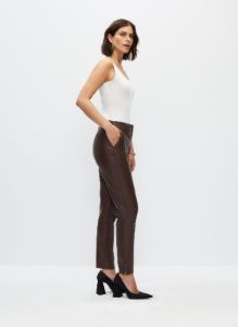 Vegan Leather Straight Leg Pants sold by Melanie Lyne