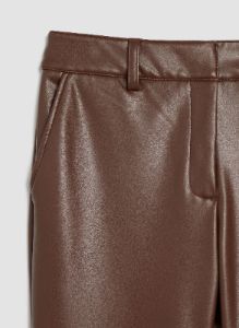Vegan Leather Straight Leg Pants sold by Melanie Lyne