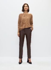 Vegan Leather Straight Leg Pants sold by Melanie Lyne