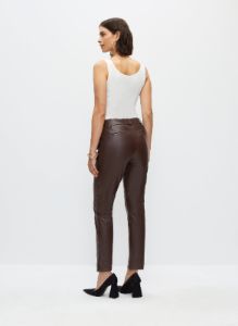 Vegan Leather Straight Leg Pants sold by Melanie Lyne