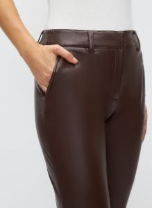 Vegan Leather Straight Leg Pants sold by Melanie Lyne