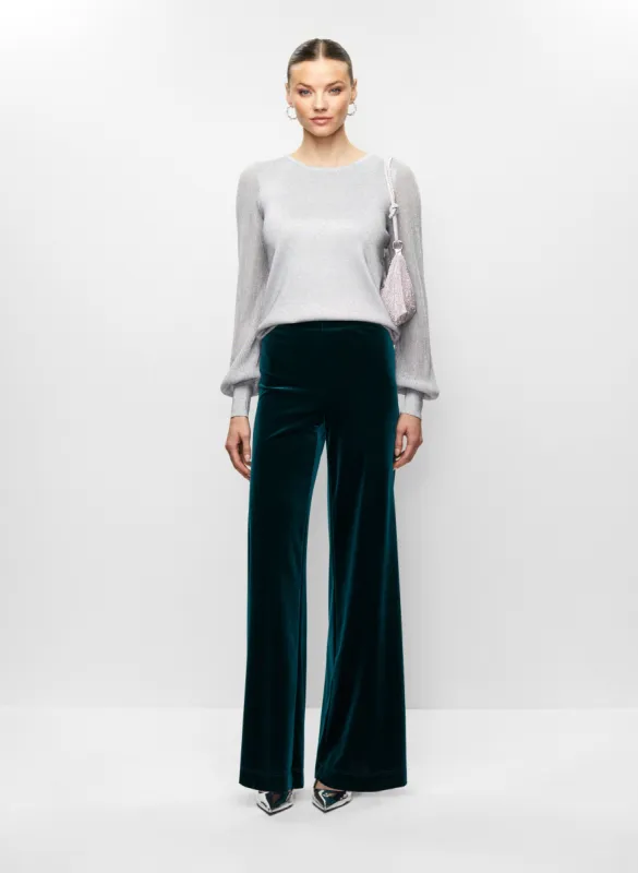 Metallic Sweater & Velour Pants sold by Melanie Lyne