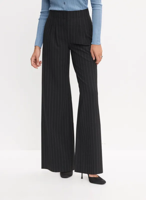 Pinstripe Wide Leg Pants sold by Melanie Lyne