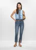 Abstract Print Tank Top & Cropped Slit-Hem Jeans sold by Melanie Lyne
