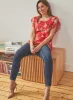 Vince Camuto - Floral Print Flutter Sleeve Blouse sold by Melanie Lyne