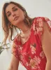 Vince Camuto - Floral Print Flutter Sleeve Blouse sold by Melanie Lyne