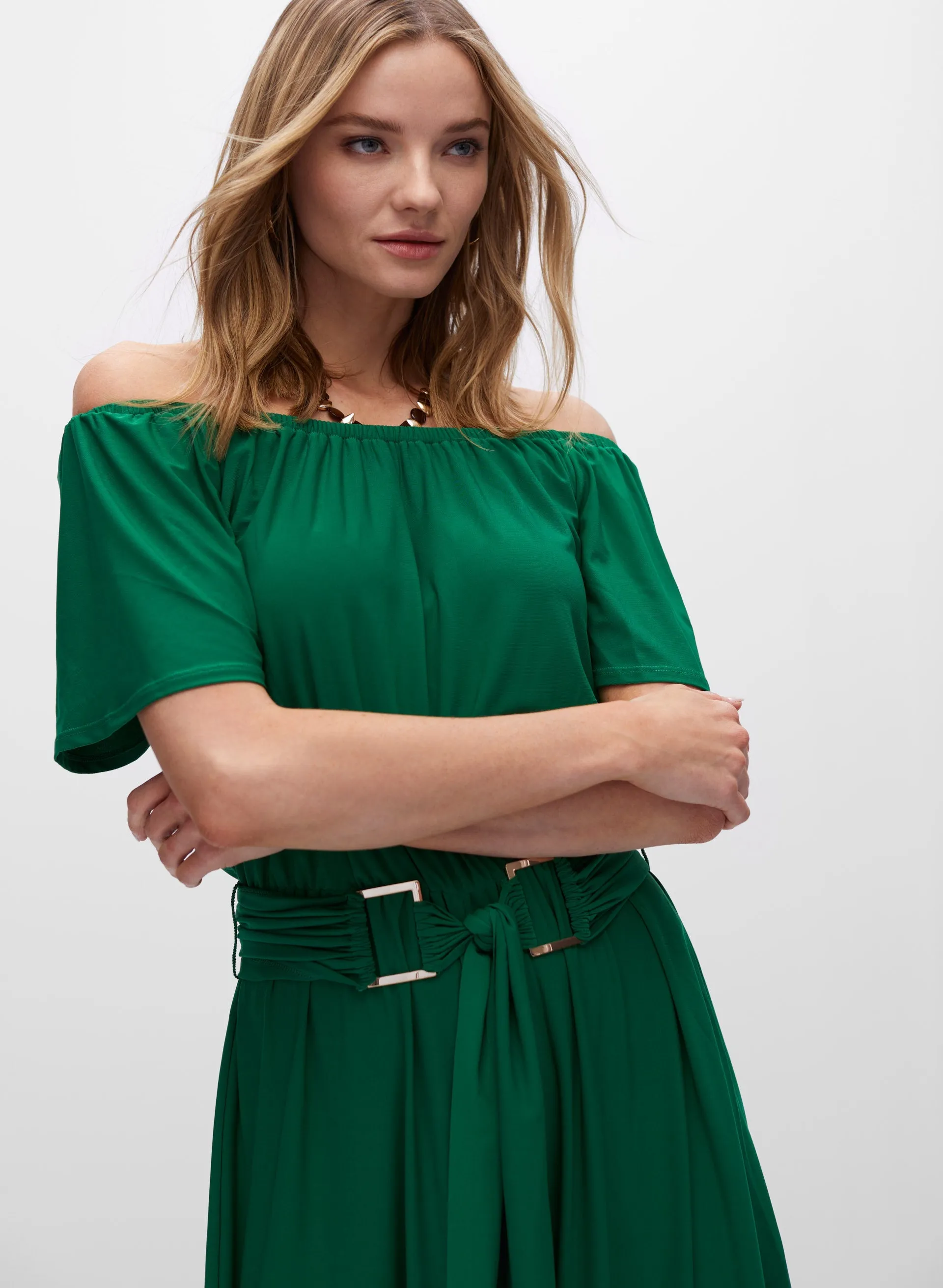 Off-the-Shoulder Jumpsuit sold by Melanie Lyne product image thumbnail 2