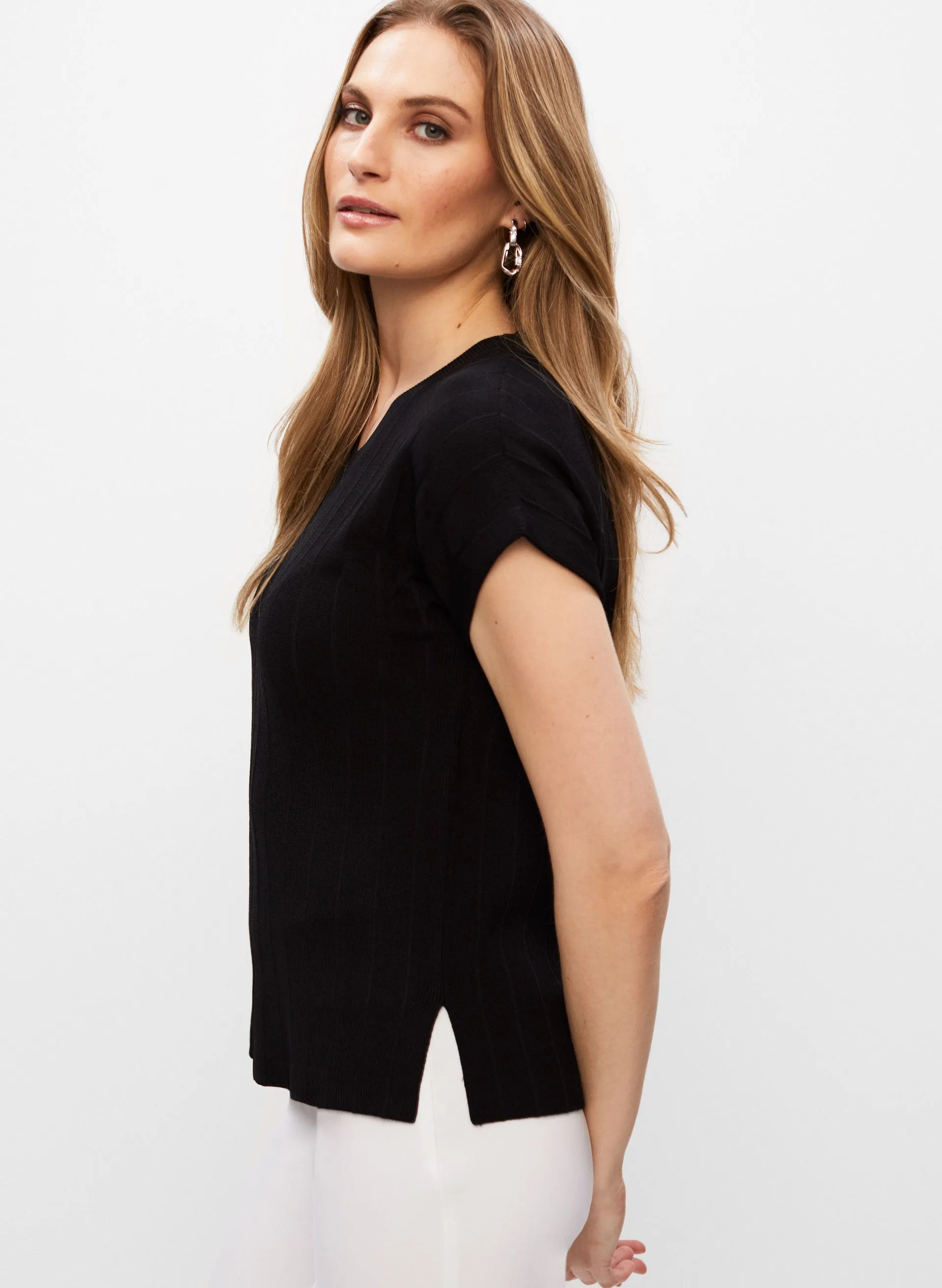 Joseph Ribkoff - Short Sleeve Sweater sold by Melanie Lyne product image thumbnail 5