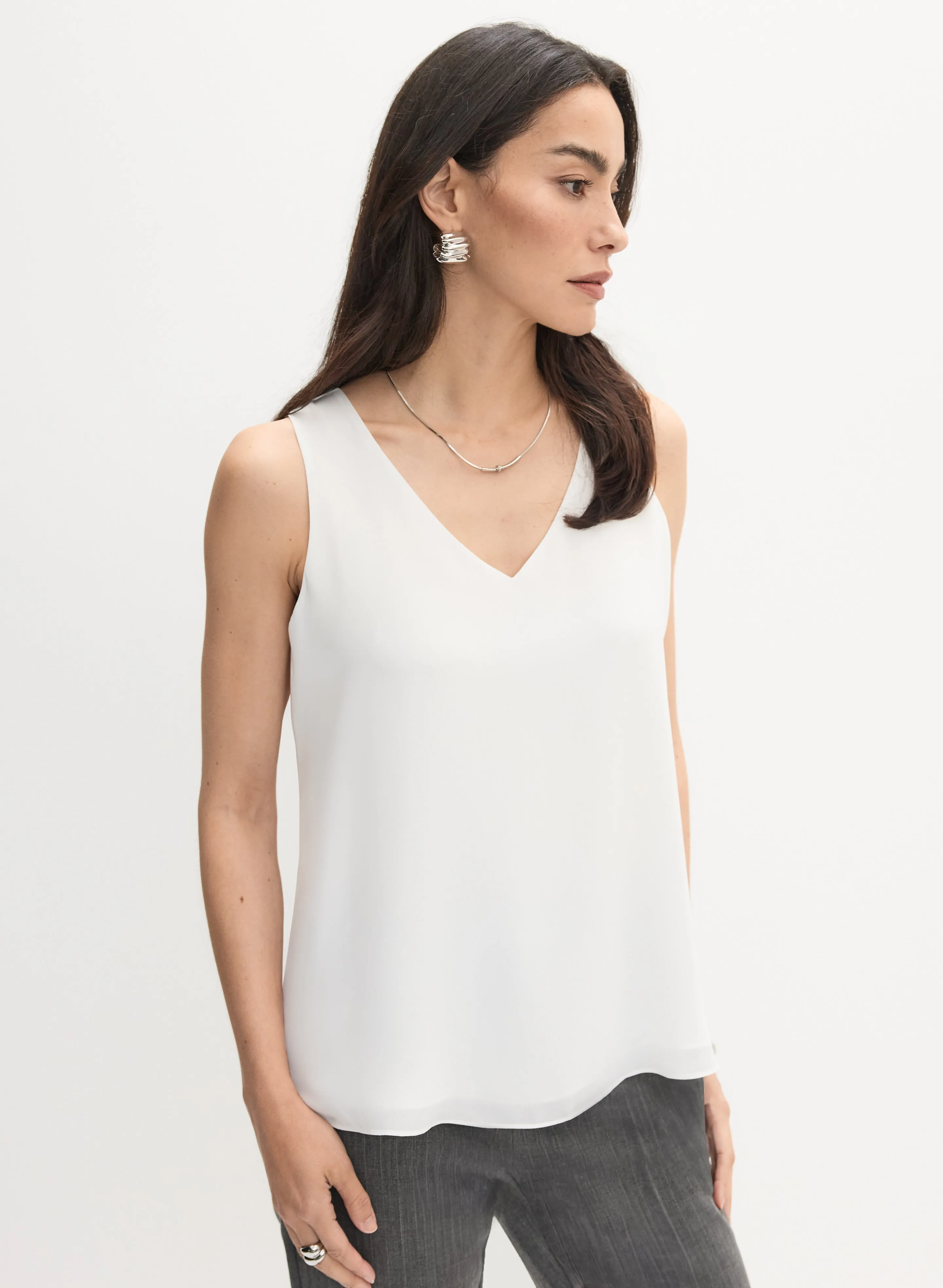 Essential V-Neck Cami sold by Melanie Lyne product image thumbnail 4