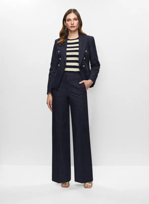 Denim Jacket & Wide Leg Pants sold by Melanie Lyne