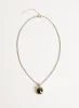 Square Faceted Stone Pendant Necklace sold by Melanie Lyne