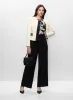 Cropped Colour Block Jacket & Belted Wide Leg Pants sold by Melanie Lyne