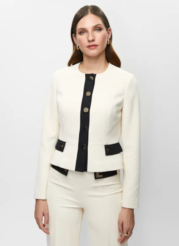 Cropped Colour Block Jacket sold by Melanie Lyne