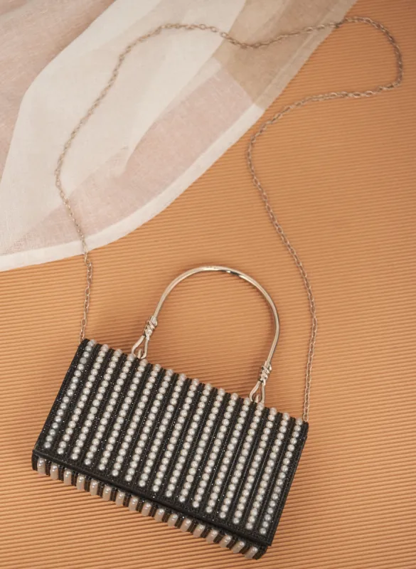 Pearl Detail Clutch sold by Melanie Lyne