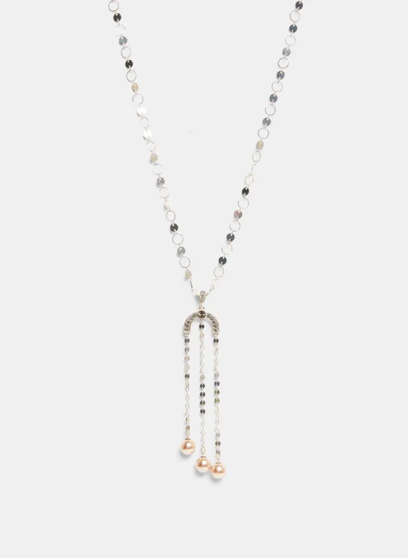 Pearl Pendant Chain Necklace sold by Melanie Lyne