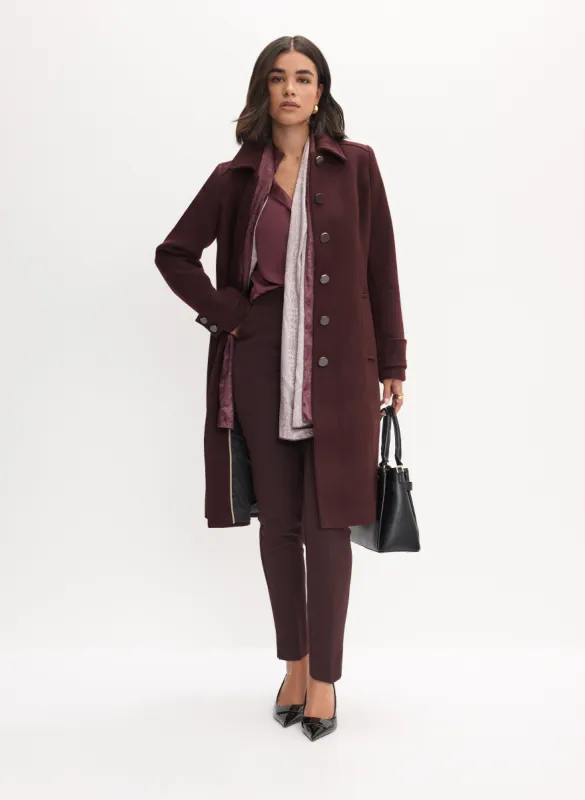 Wool-Blend Coat & Slim Leg Pants sold by Melanie Lyne