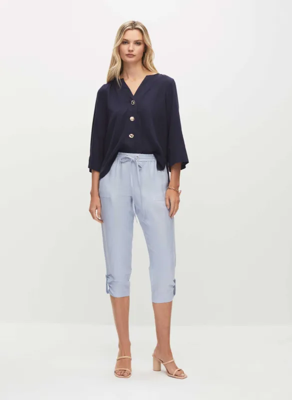 Linen Jogger Capris sold by Melanie Lyne