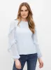 Ruffle Puff Sleeve Top sold by Melanie Lyne