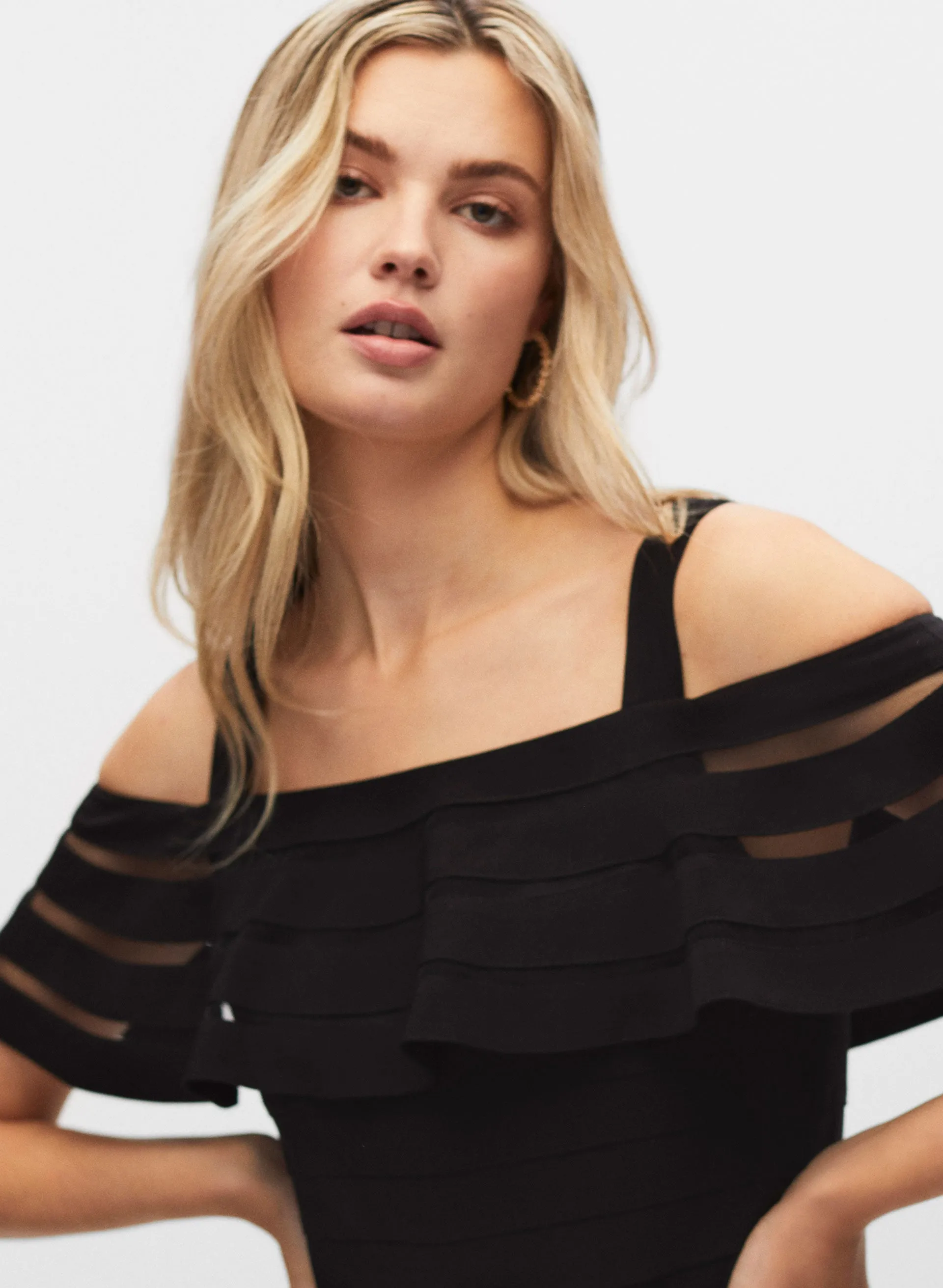 Adrianna Papell - Mesh Illusion Jumpsuit sold by Melanie Lyne product image thumbnail 4