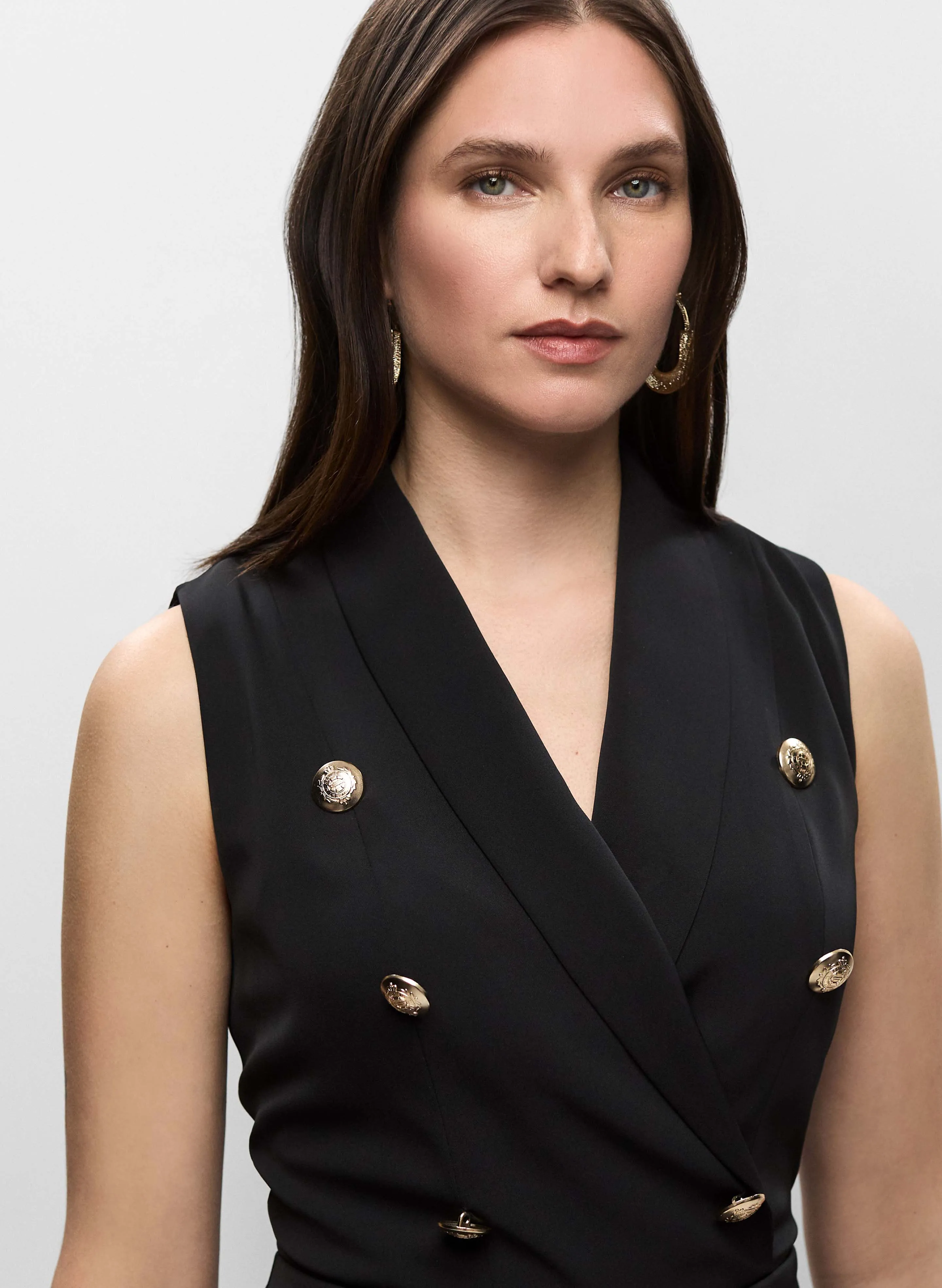 Double-Breasted Wide Leg Jumpsuit sold by Melanie Lyne product image thumbnail 5