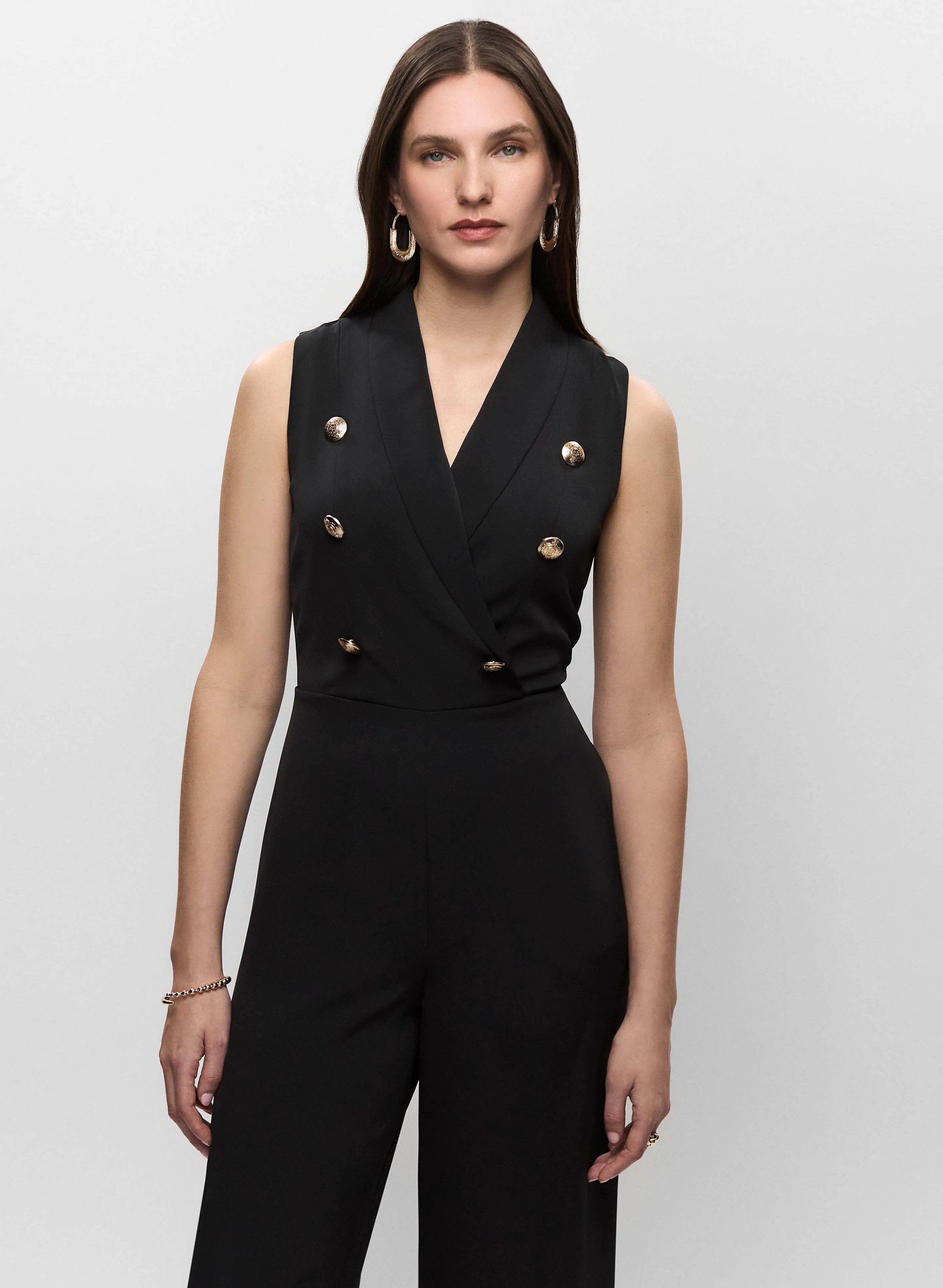 Double-Breasted Wide Leg Jumpsuit sold by Melanie Lyne product image thumbnail 2