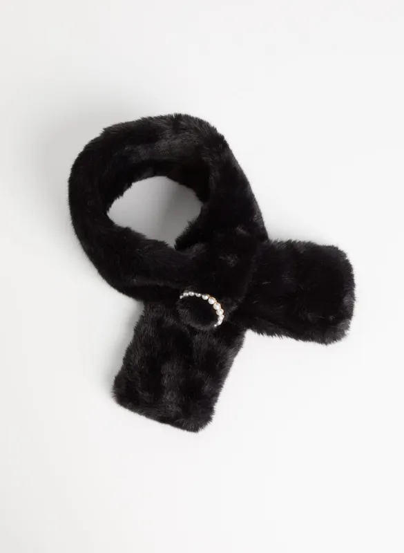 Faux Fur Pearl Ring Scarf sold by Melanie Lyne